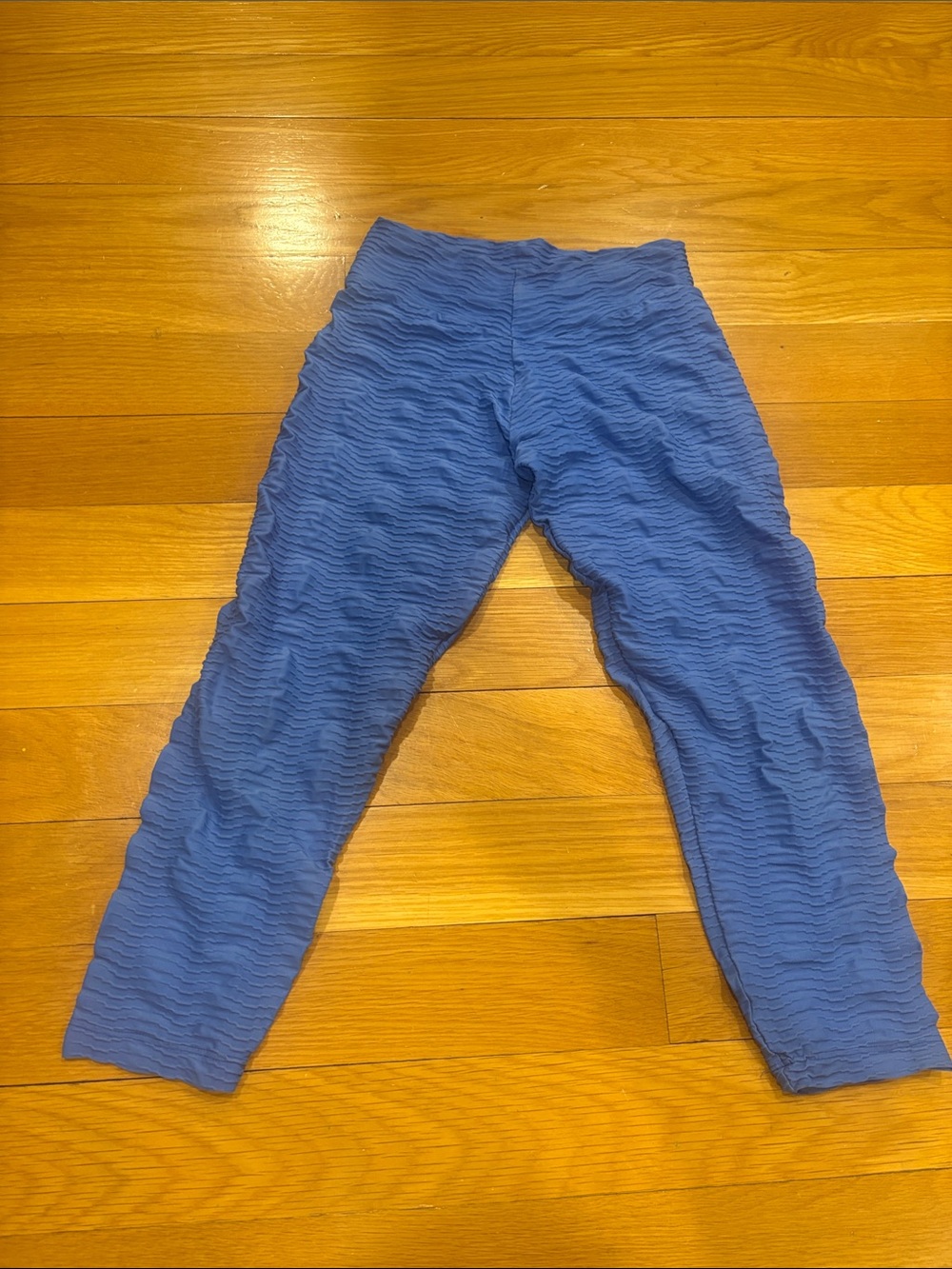 Booty by Brabants Blue Textured Leggings